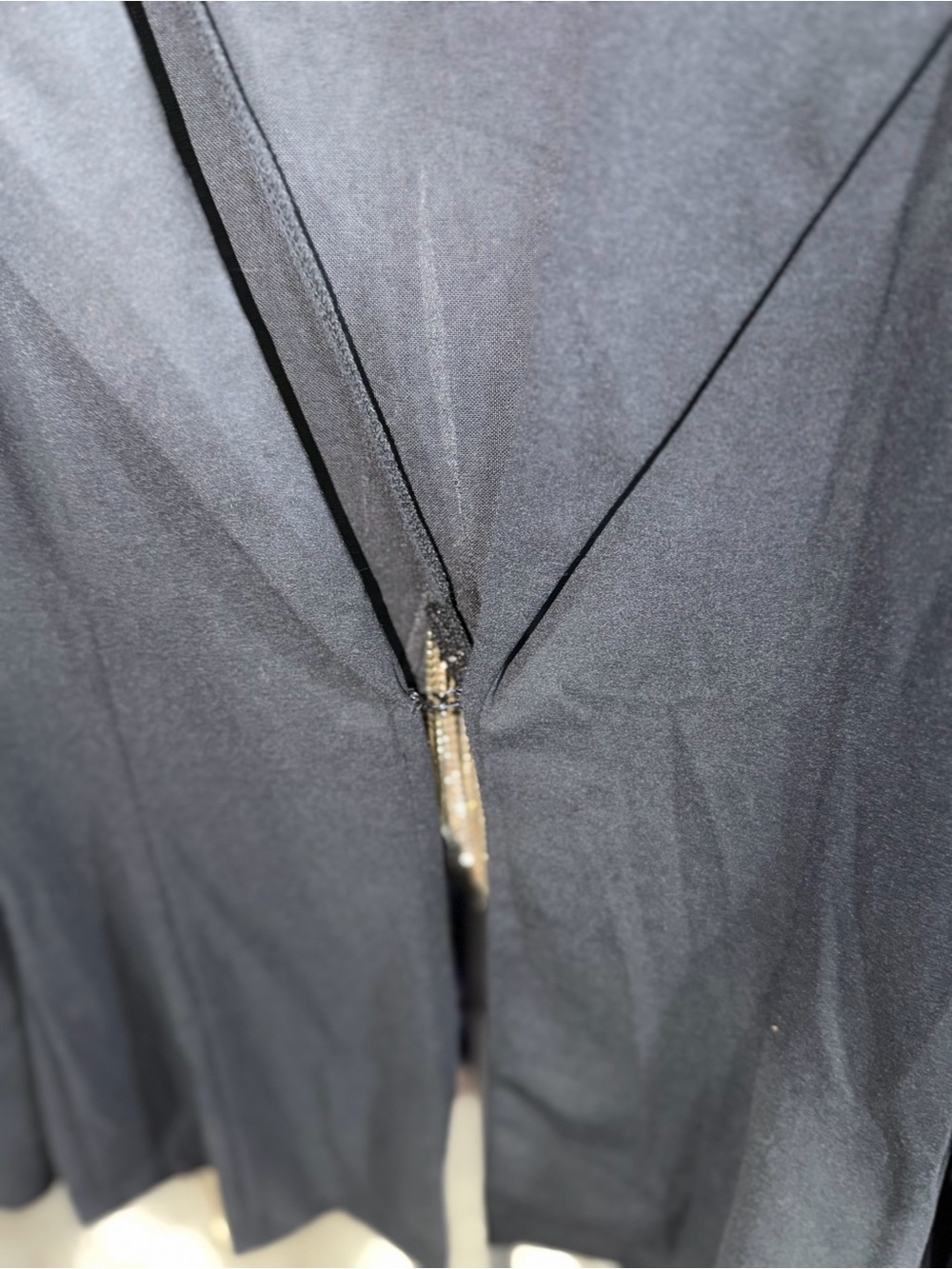 Black Rhinestone Fringe Statement Blazer Small - Picture 8 of 8